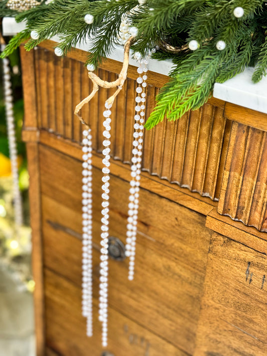 Gilded Pearl Cascade Stem Bundle Of 3