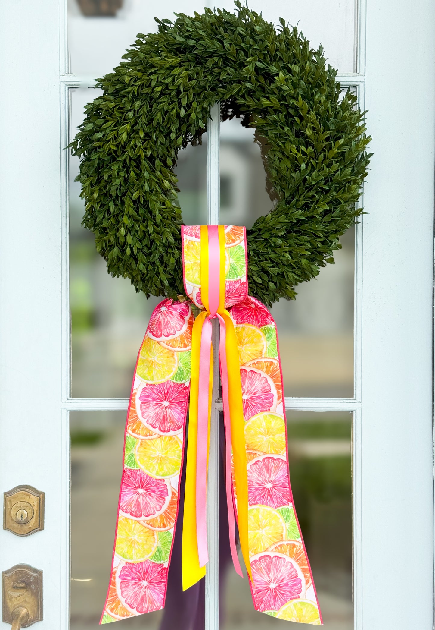 The Summer Citrus Wreath And Sash