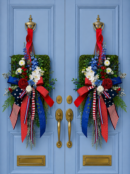 Petite Americana Garden Wreath (sold individually)