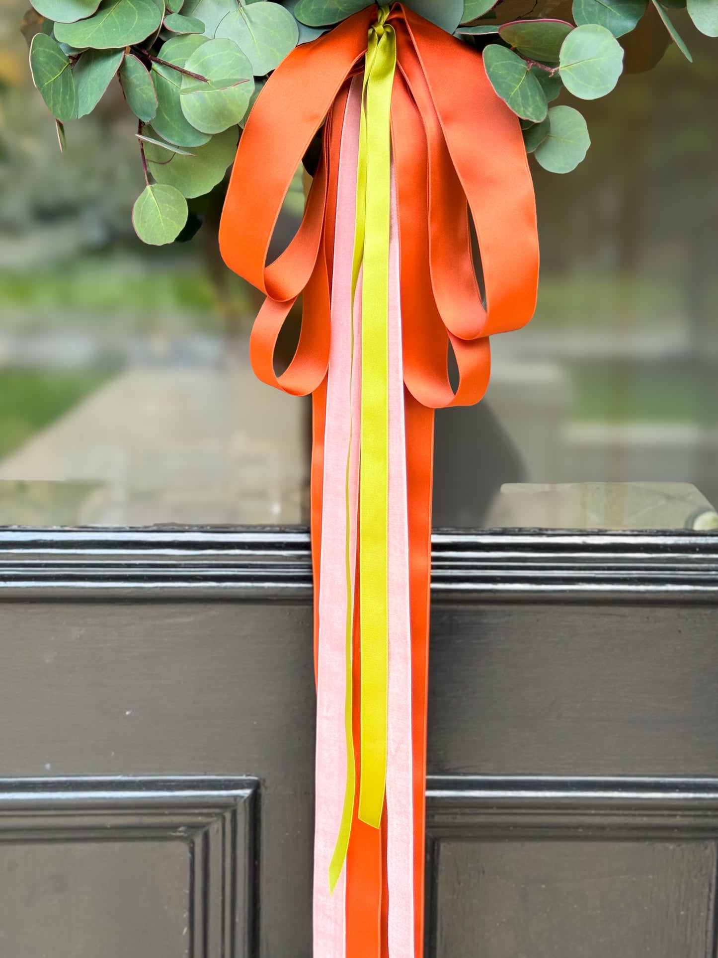 Bountiful Bow Eucalyptus Wreath