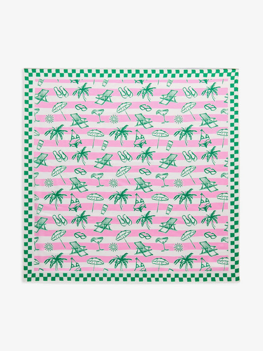 Tropical Scarf- Pink