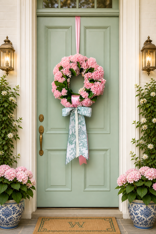 Mère Bloom Hydrangea Wreath
