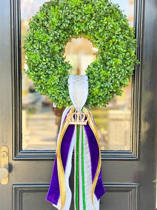 Queen Of The Krewe Wreath