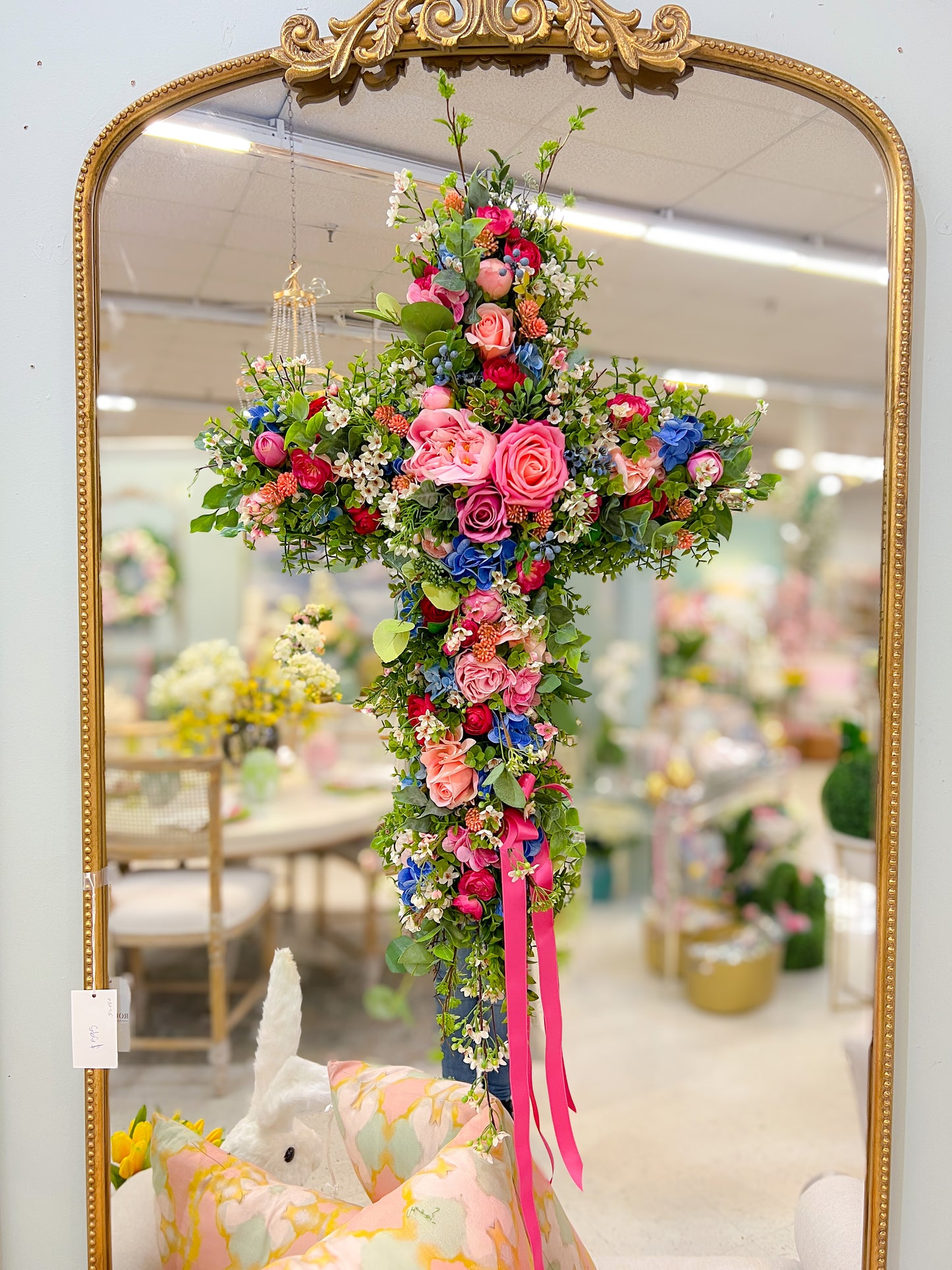 Faith in Bloom Floral Cross