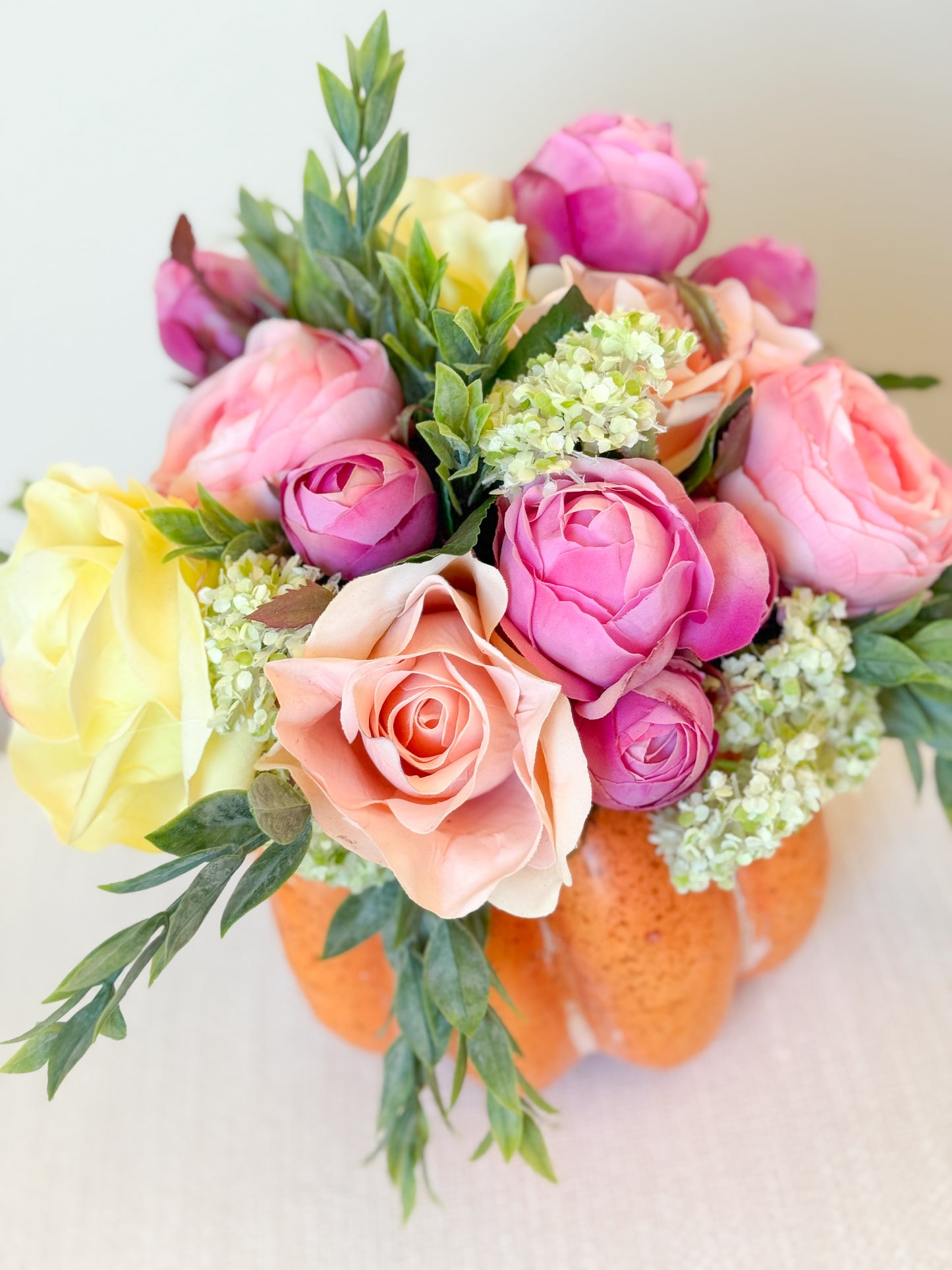 Small Blushing Harvest Pumpkin Arrangement