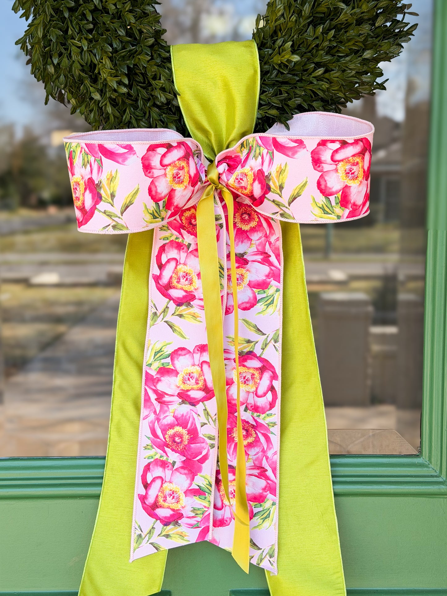 Petals & Peony Bunny Wreath