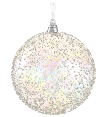 8” Plastic Ball Ornament