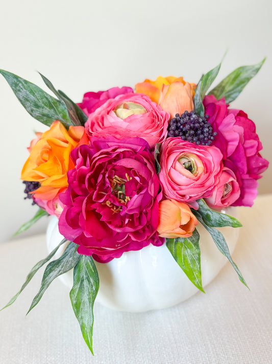 Cranberry & Clementine Petal Pumpkin