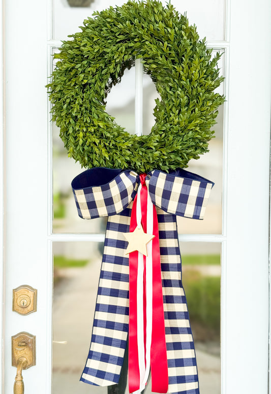 The Oh My Stars Bow And Tea Leaf Wreath