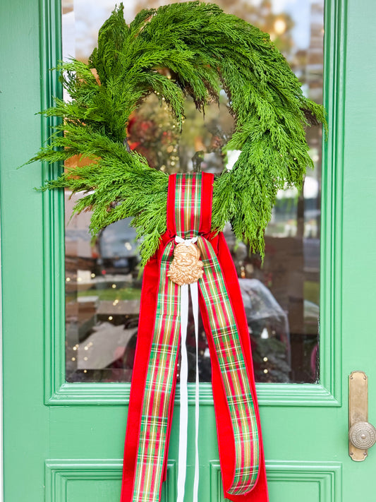 Fete Noel Christmas Cedar Wreath