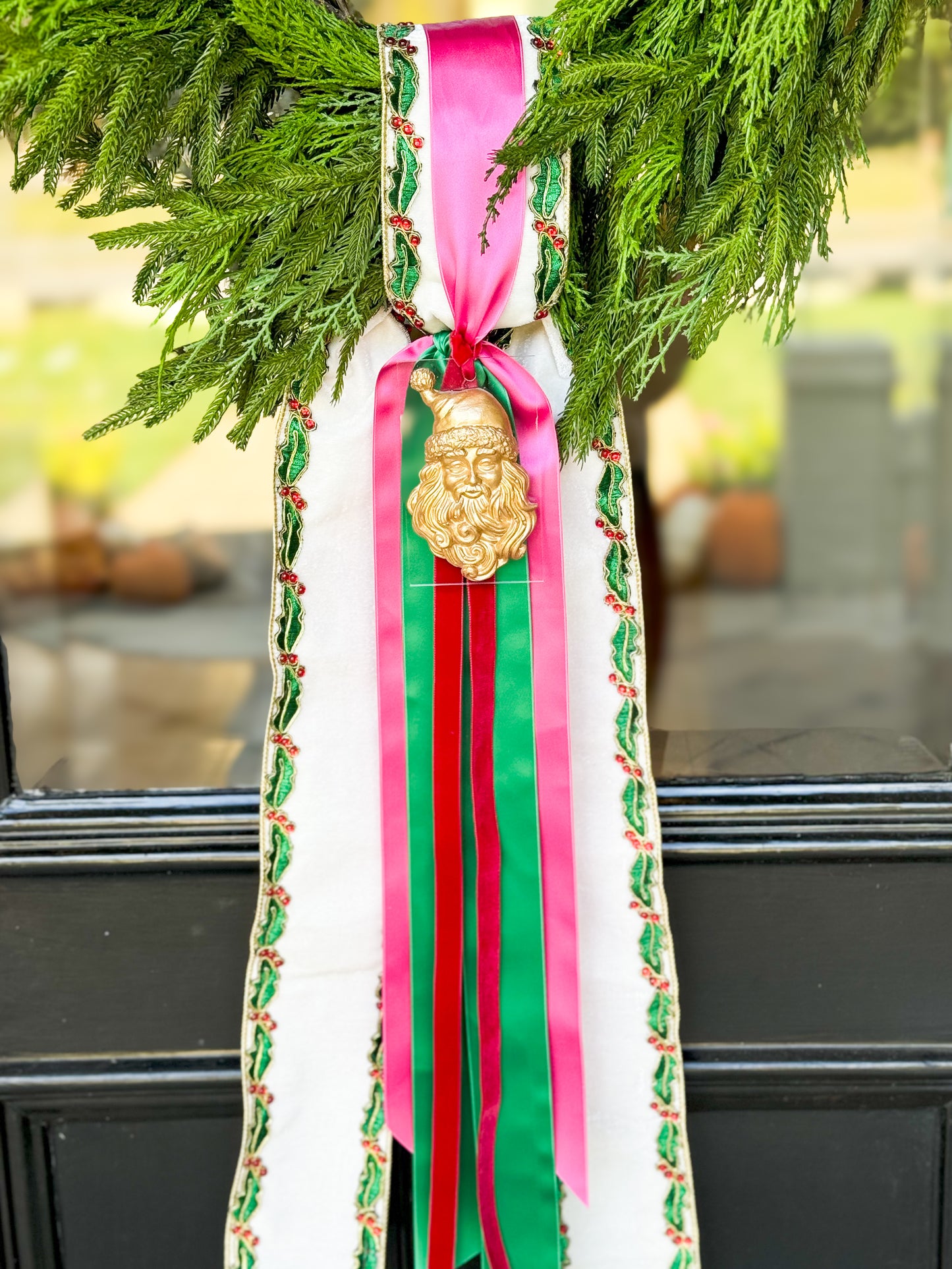 Papa Noel Wreath And Sash