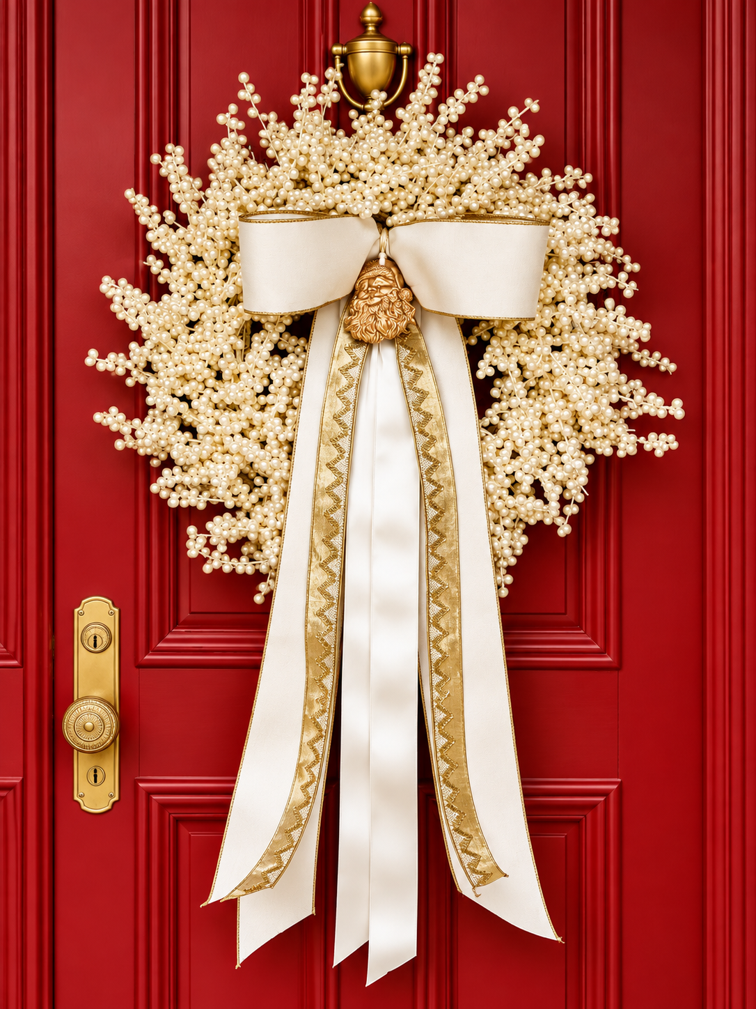 The Astoria Estate Pearl Berry Wreath