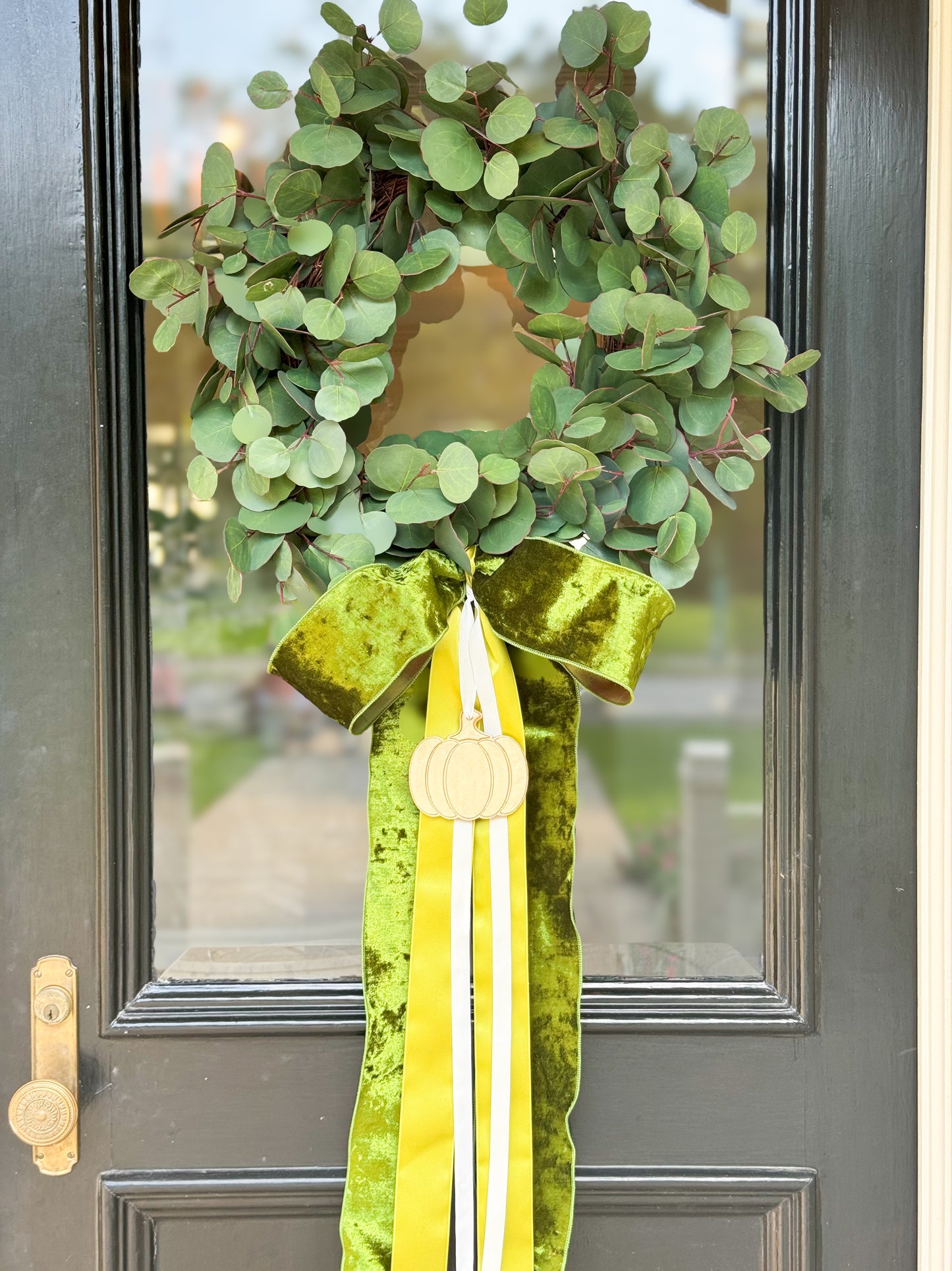 Bountiful Bow Eucalyptus Wreath