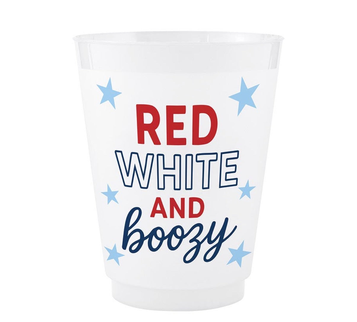 SLANT - Red White and Boozy Cups , 8 count