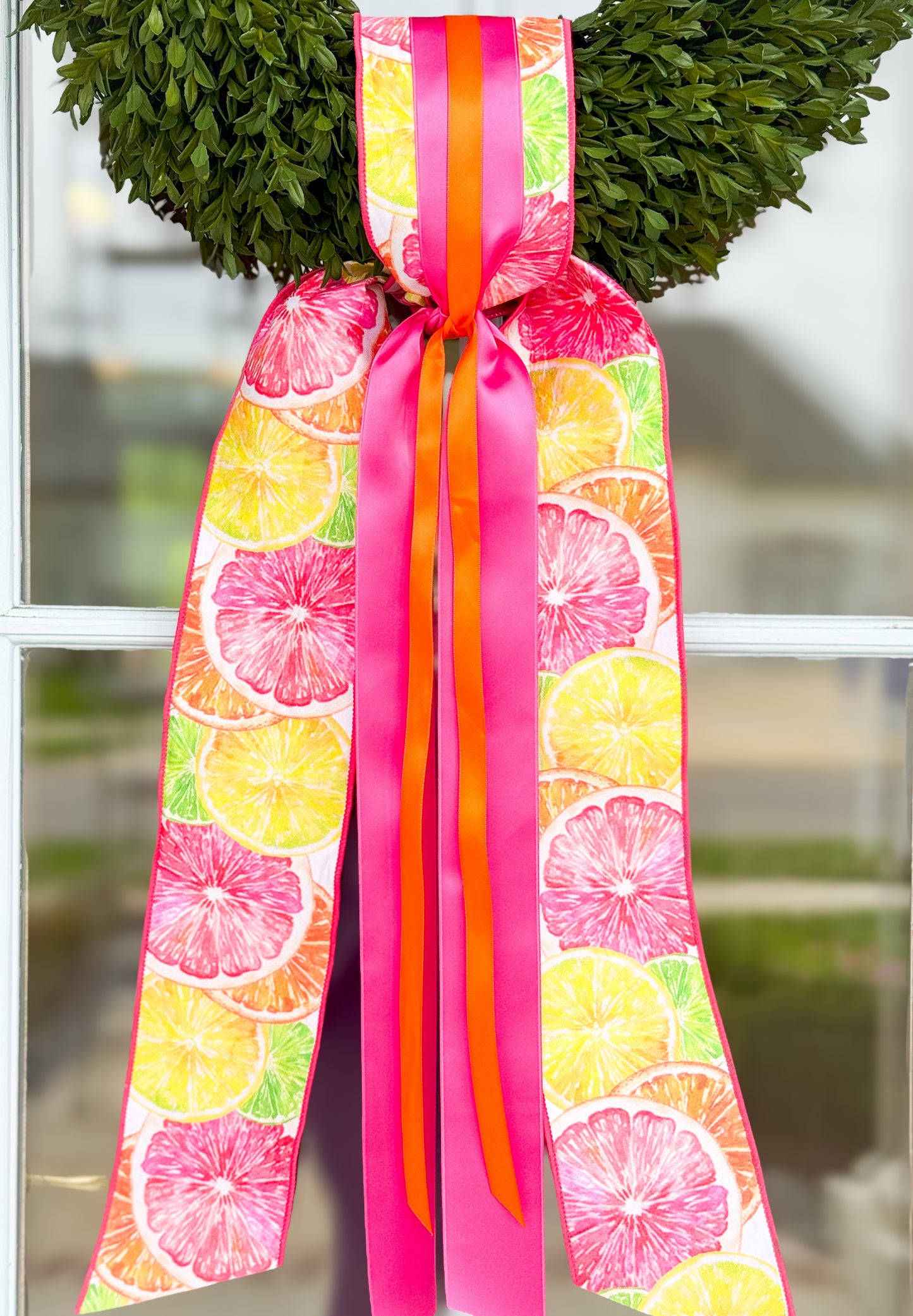 The Summer Citrus Wreath And Sash