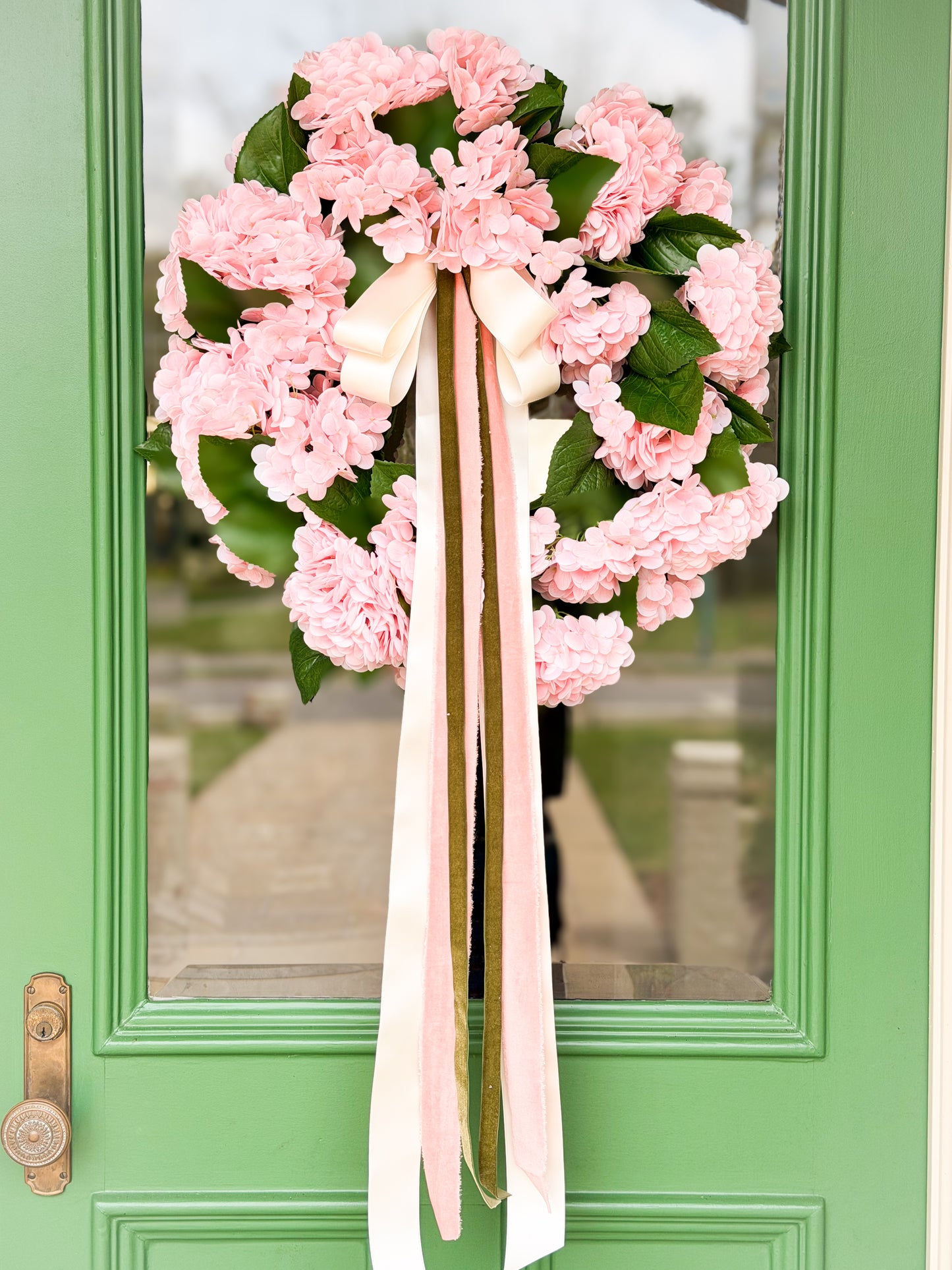 Rosé Garden Hydrangea Wreath