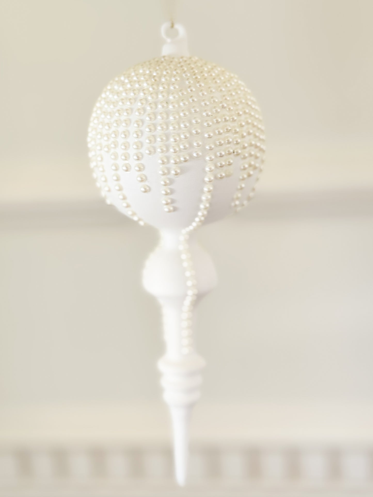 Set of Six Pearl Cascade Ornaments