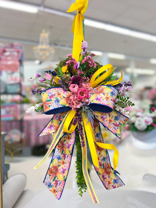 Petite Golden Bloom Grapevine Wreath