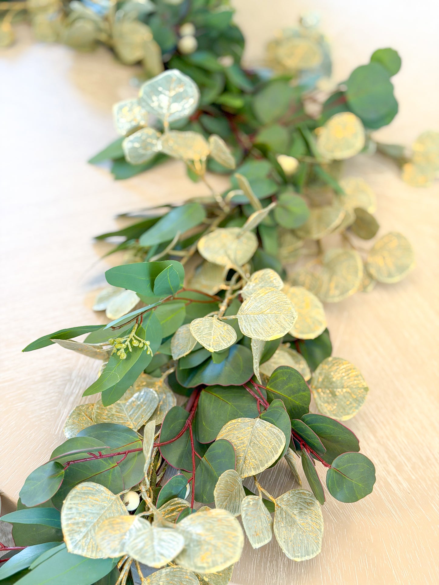 Gold & Eucalyptus Designer Garland