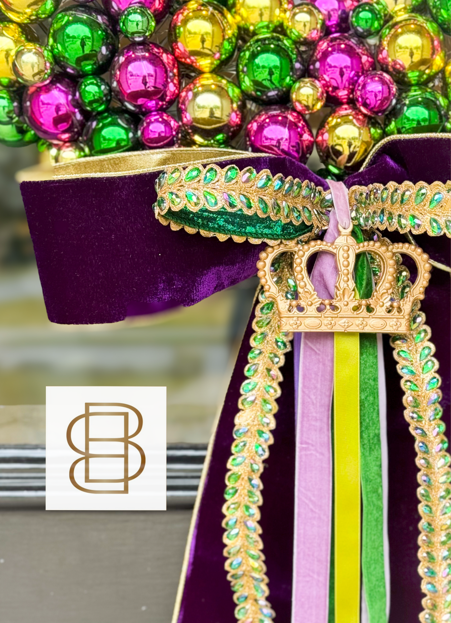 The Queen Of The Krewe Wreath And Sash