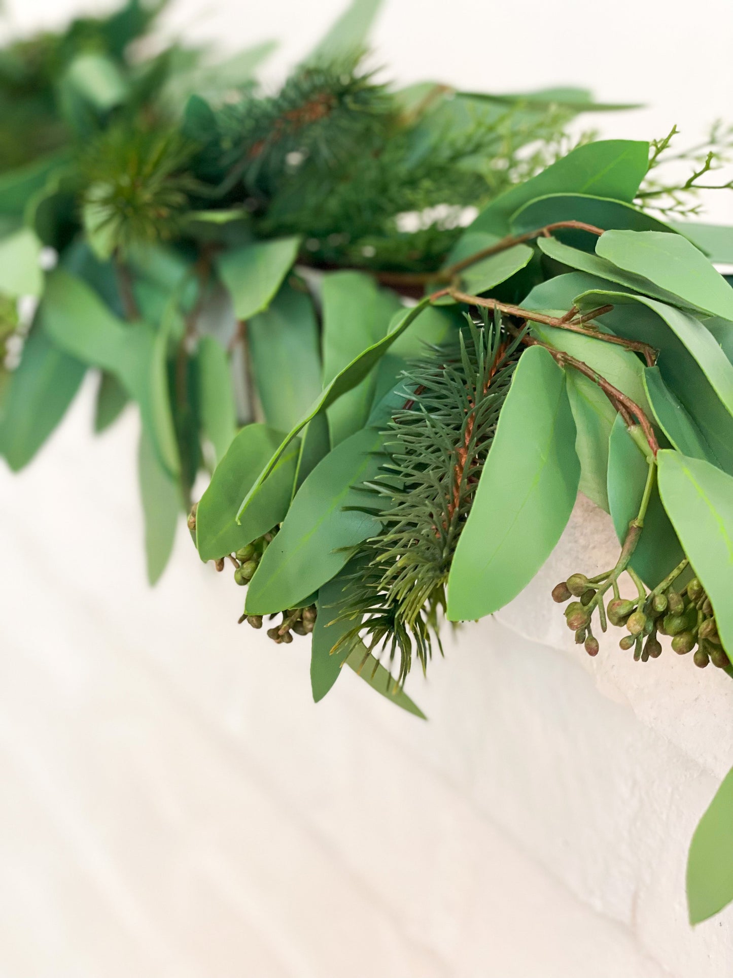 The Yuletide Eucalyptus Wreath And Garland Front Door Blanc Box