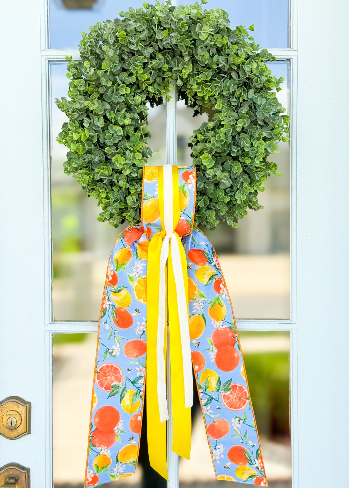 The Summer Citrus Wreath And Sash