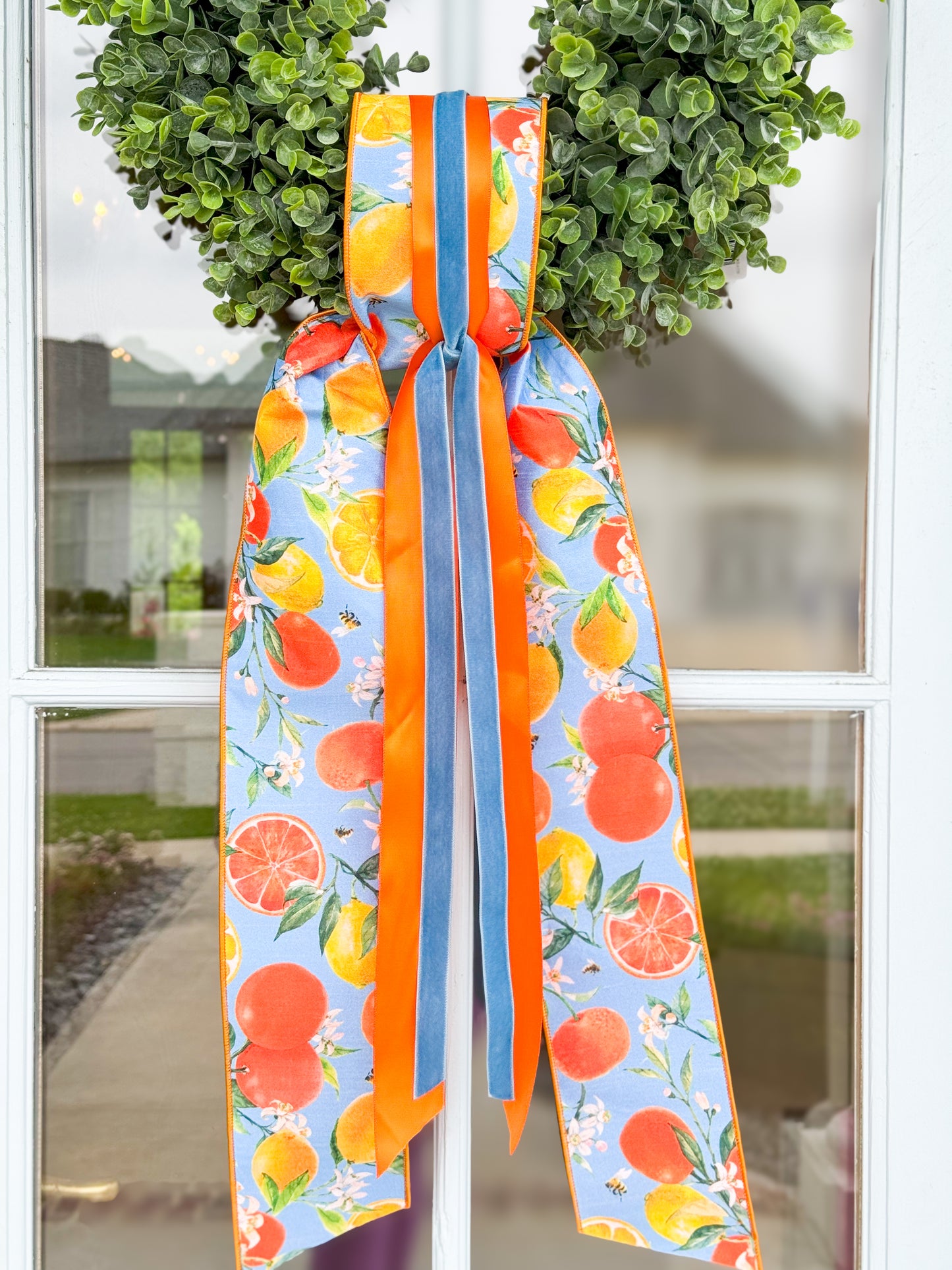 The Summer Citrus Wreath And Sash