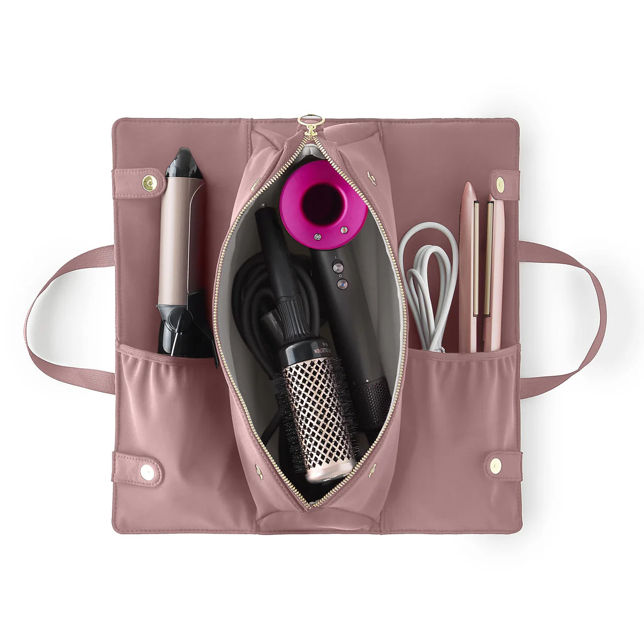 KUSSHI Neoprene Hair Tools Bag- Mauve