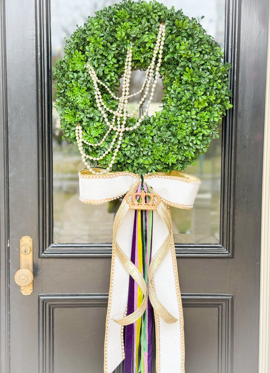 Queen Of The Krewe Wreath