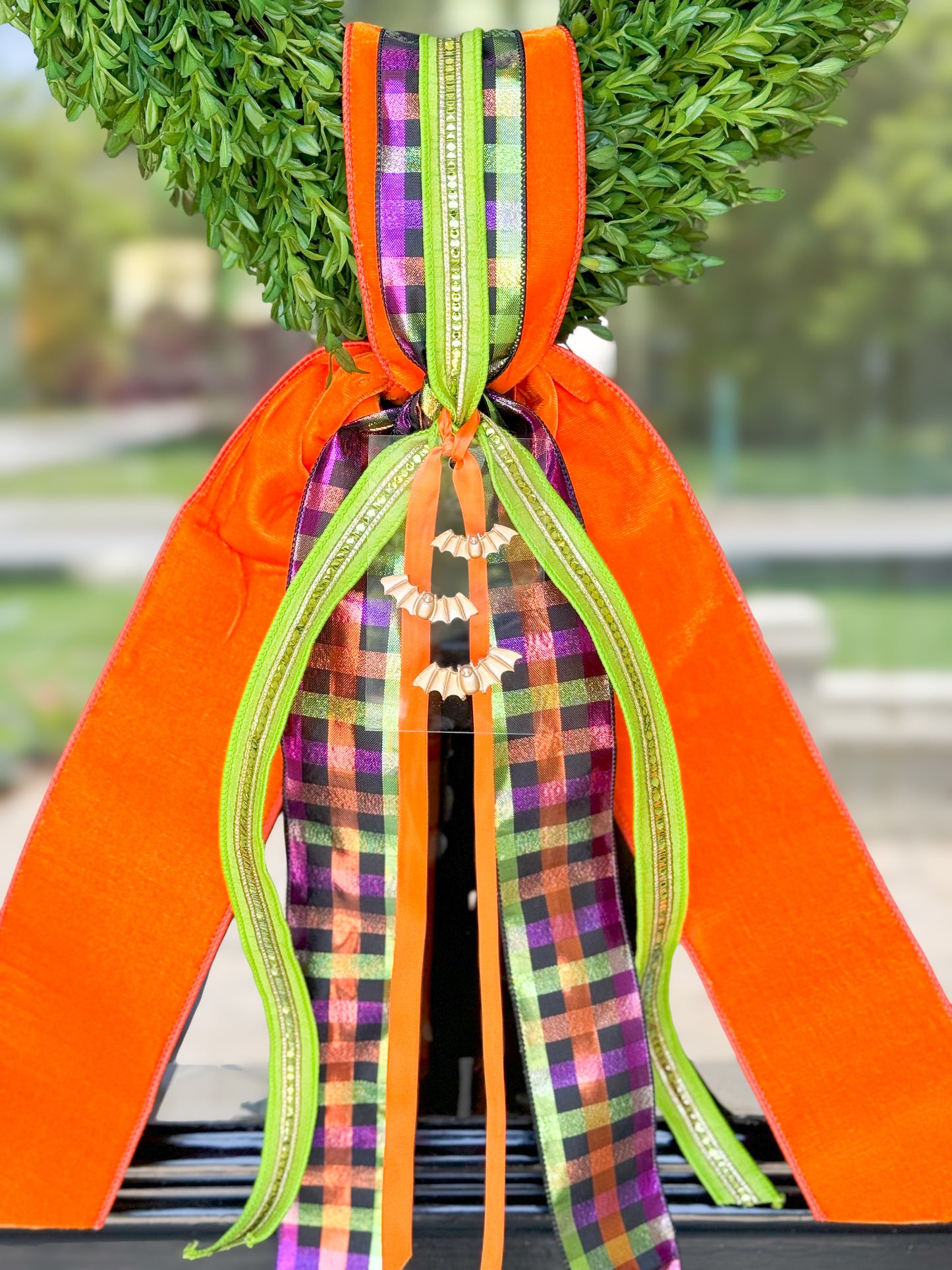 Halloween Wreath And Sash