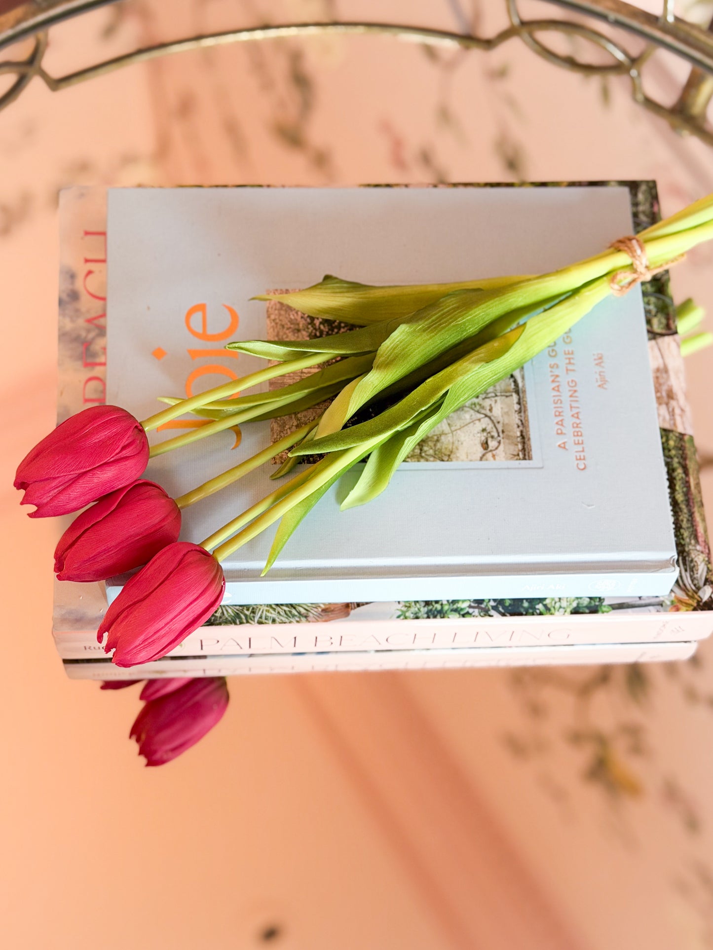 16” Real Touch Dutch Tulip Bundle – Fuchsia