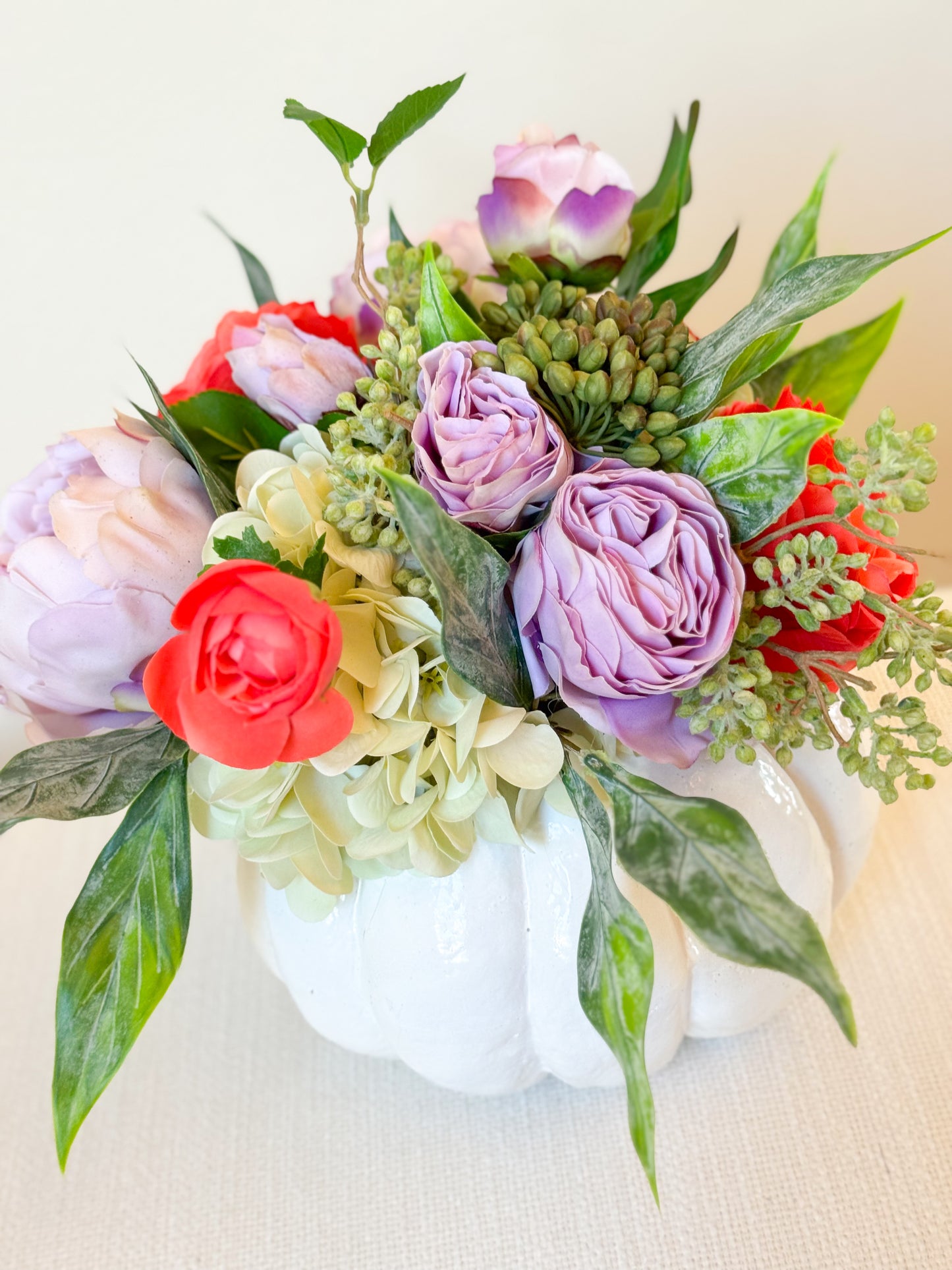 Medium Twilight Bloom Pumpkin Arrangement