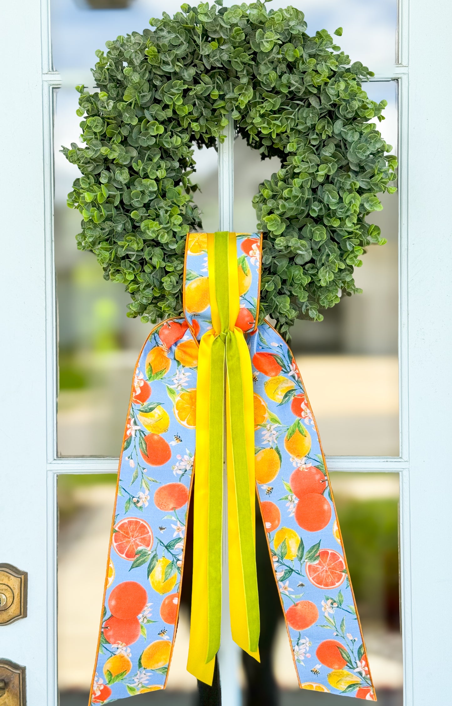 The Summer Citrus Wreath And Sash