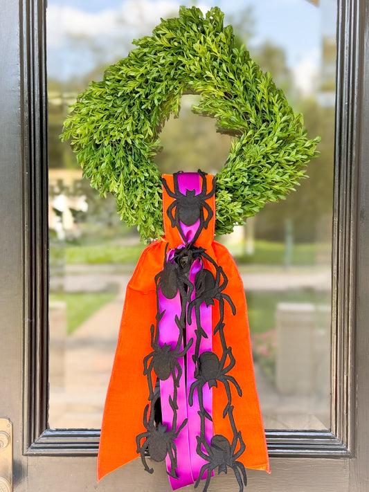 Autumn Arachnid Wreath And Sash Lux