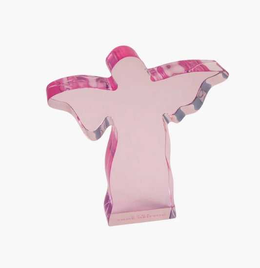 ANNE NEILSON- Small Acrylic Angel Weight, Pink