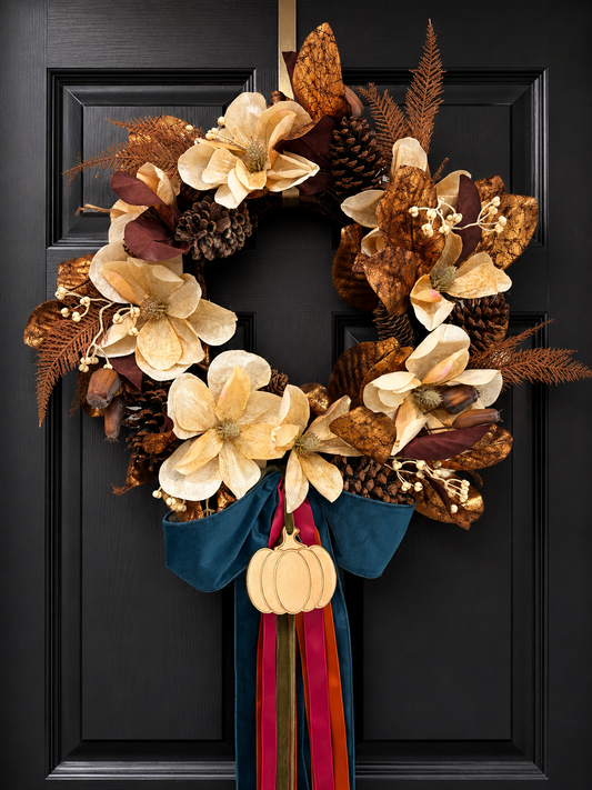 Woodland Magnolia Harvest Wreath