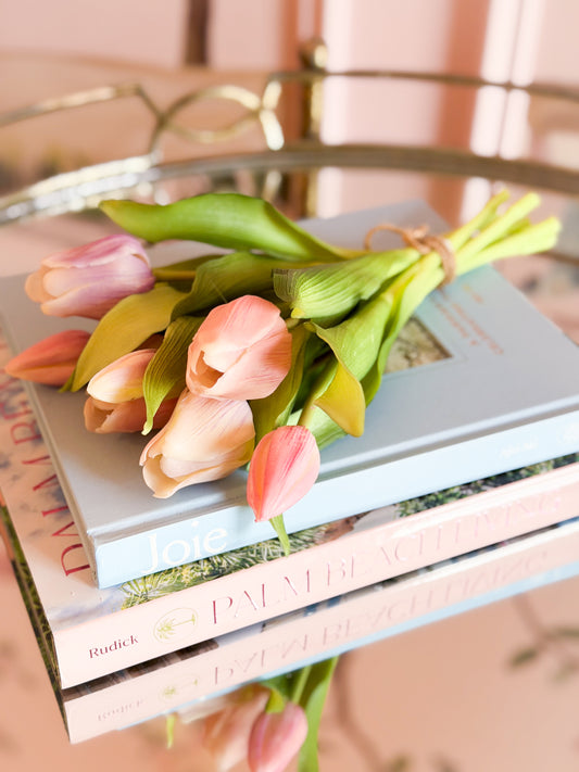 11.75” Real Touch Tulips