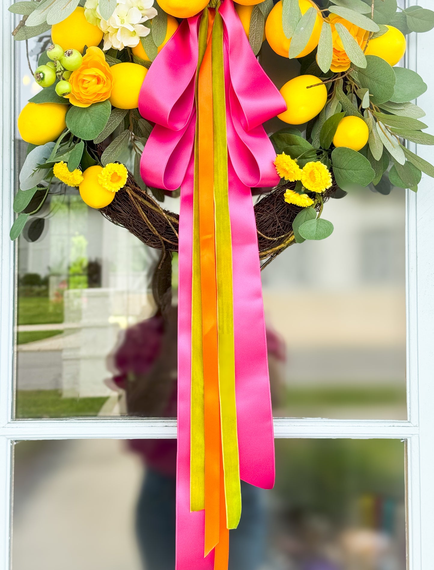 The Summer Citrus Wreath And Bow