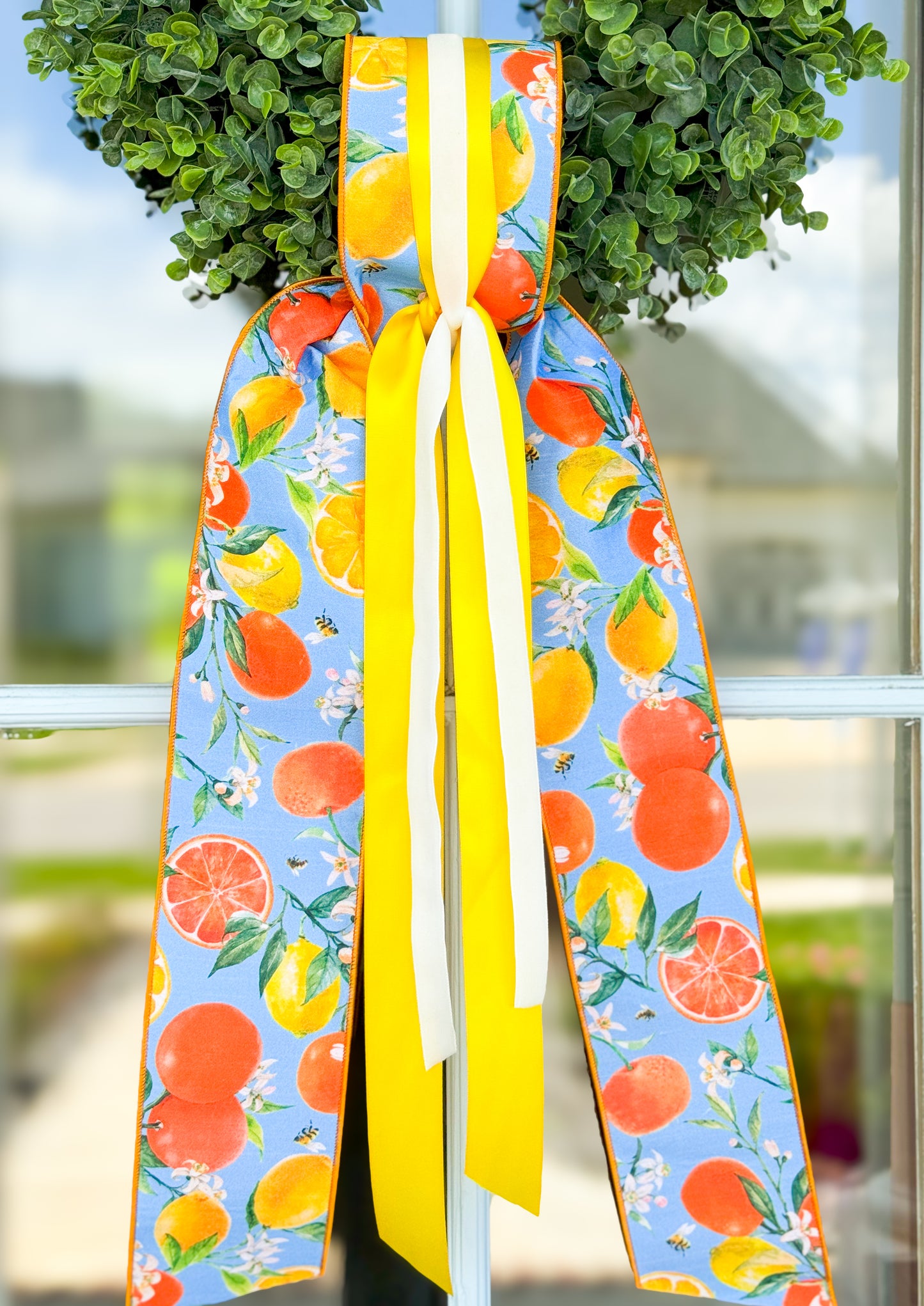 The Summer Citrus Wreath And Sash