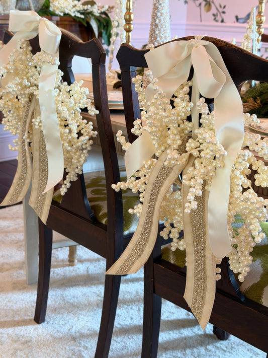 Maison de Bella Petite Pearl Berry Wreath