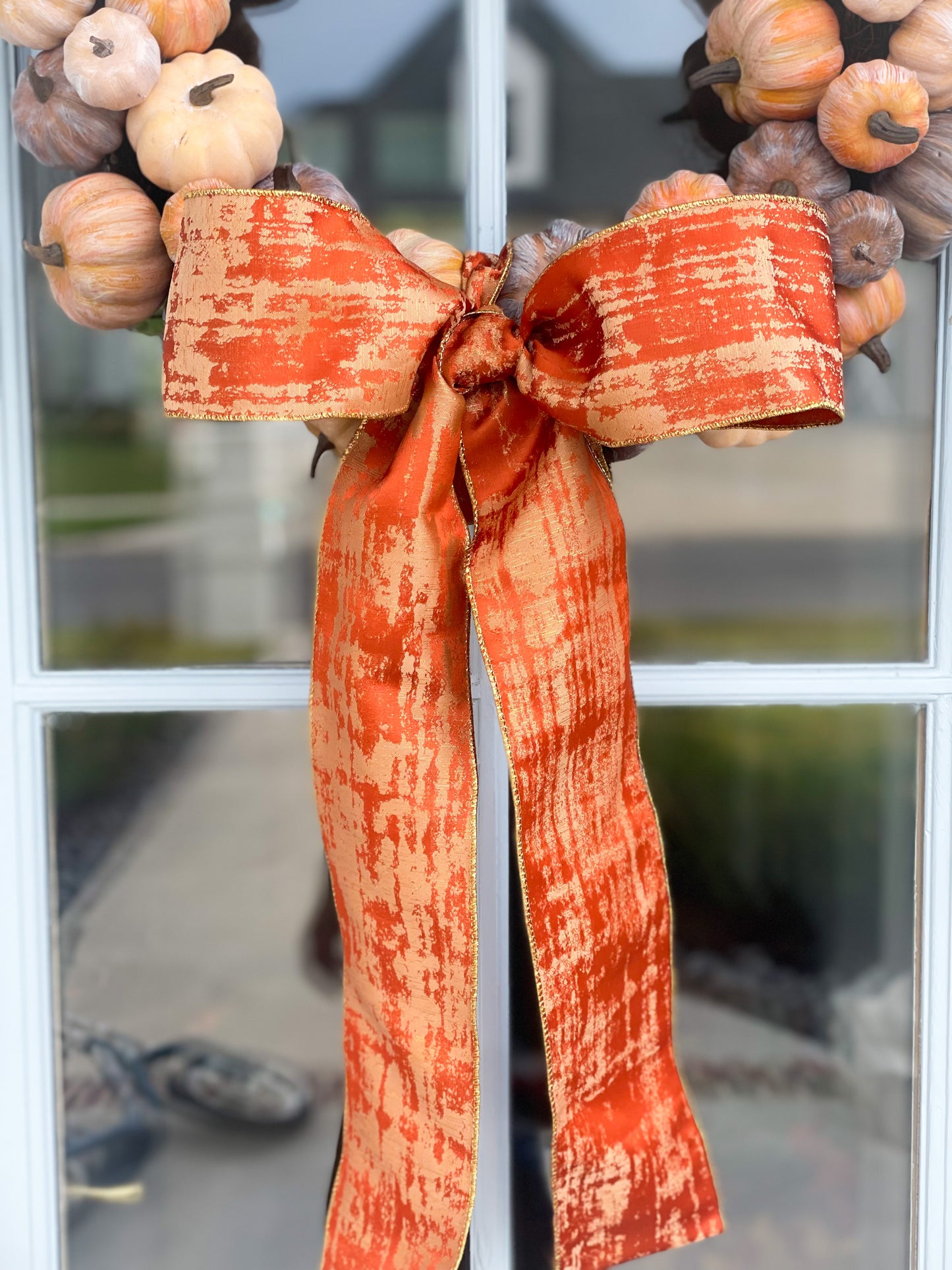 Mixed Pumpkin Wreath