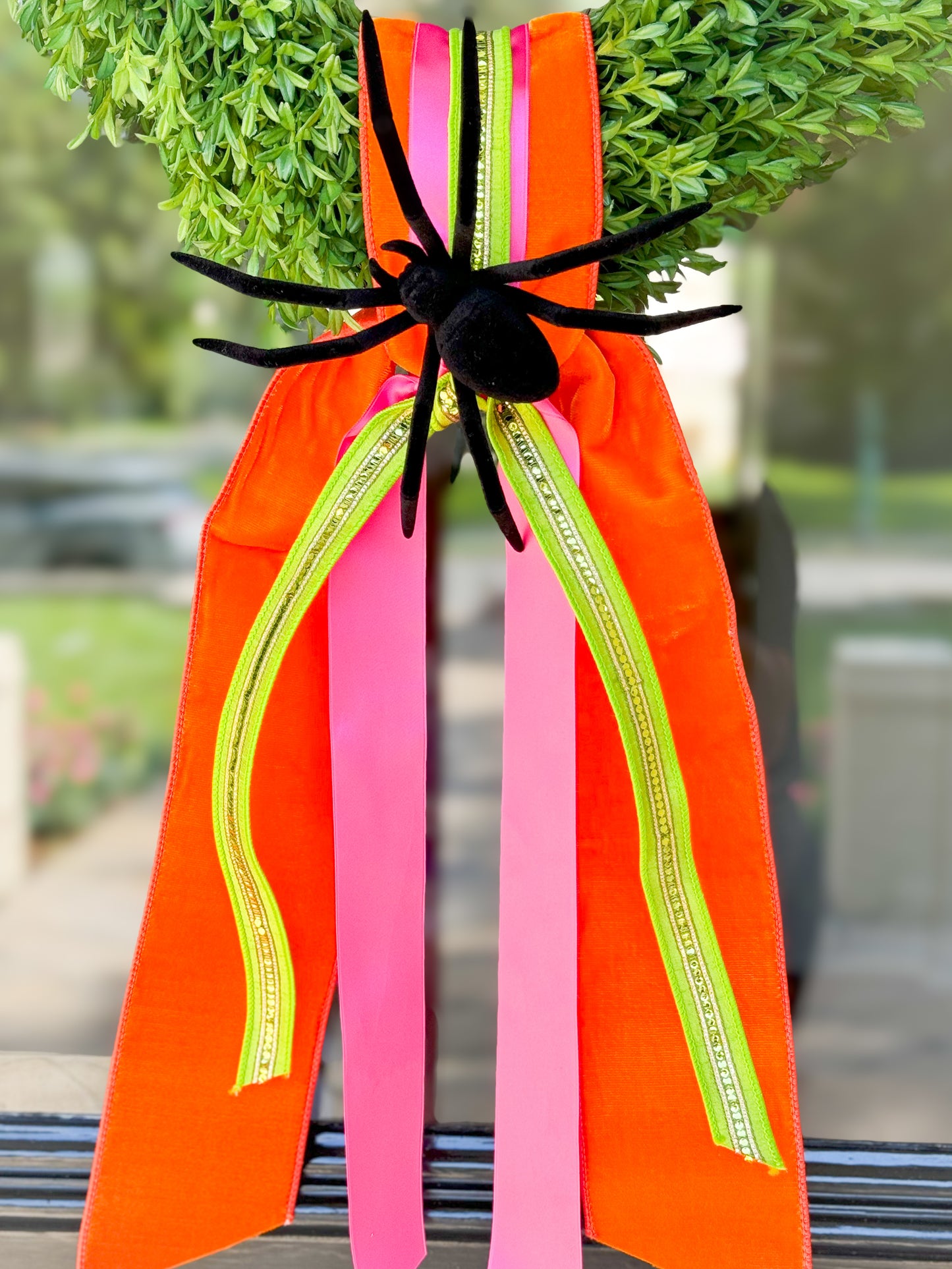 Autumn Arachnid Wreath And Sash