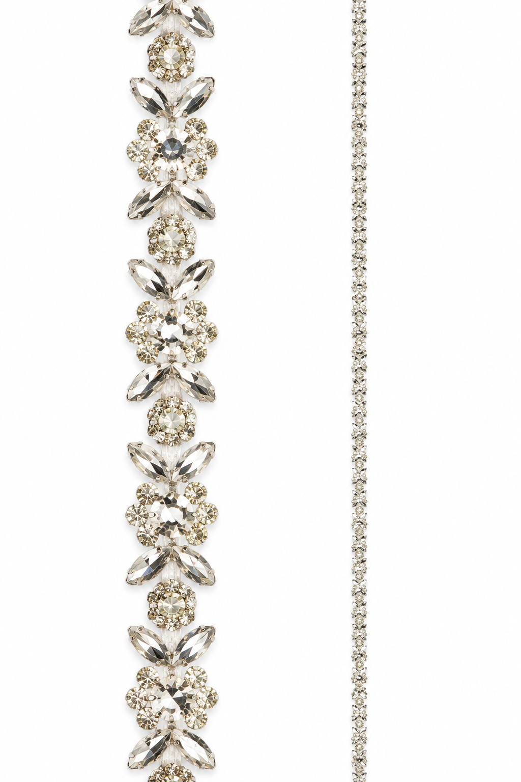 6' Clear Jeweled Garland