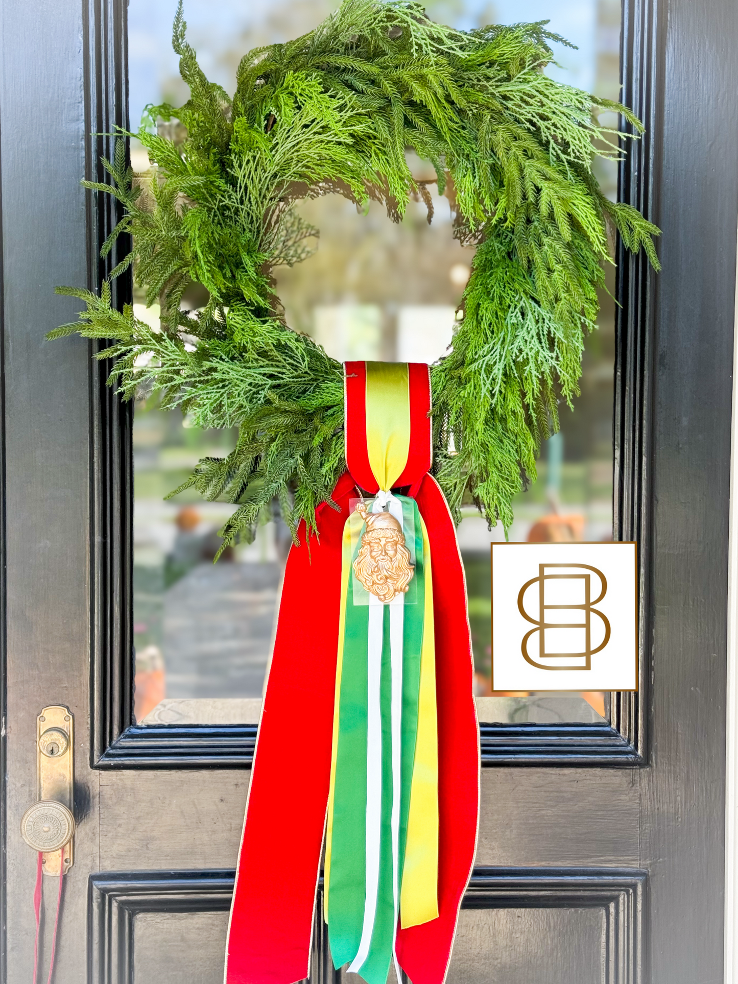 Papa Noel Wreath And Sash