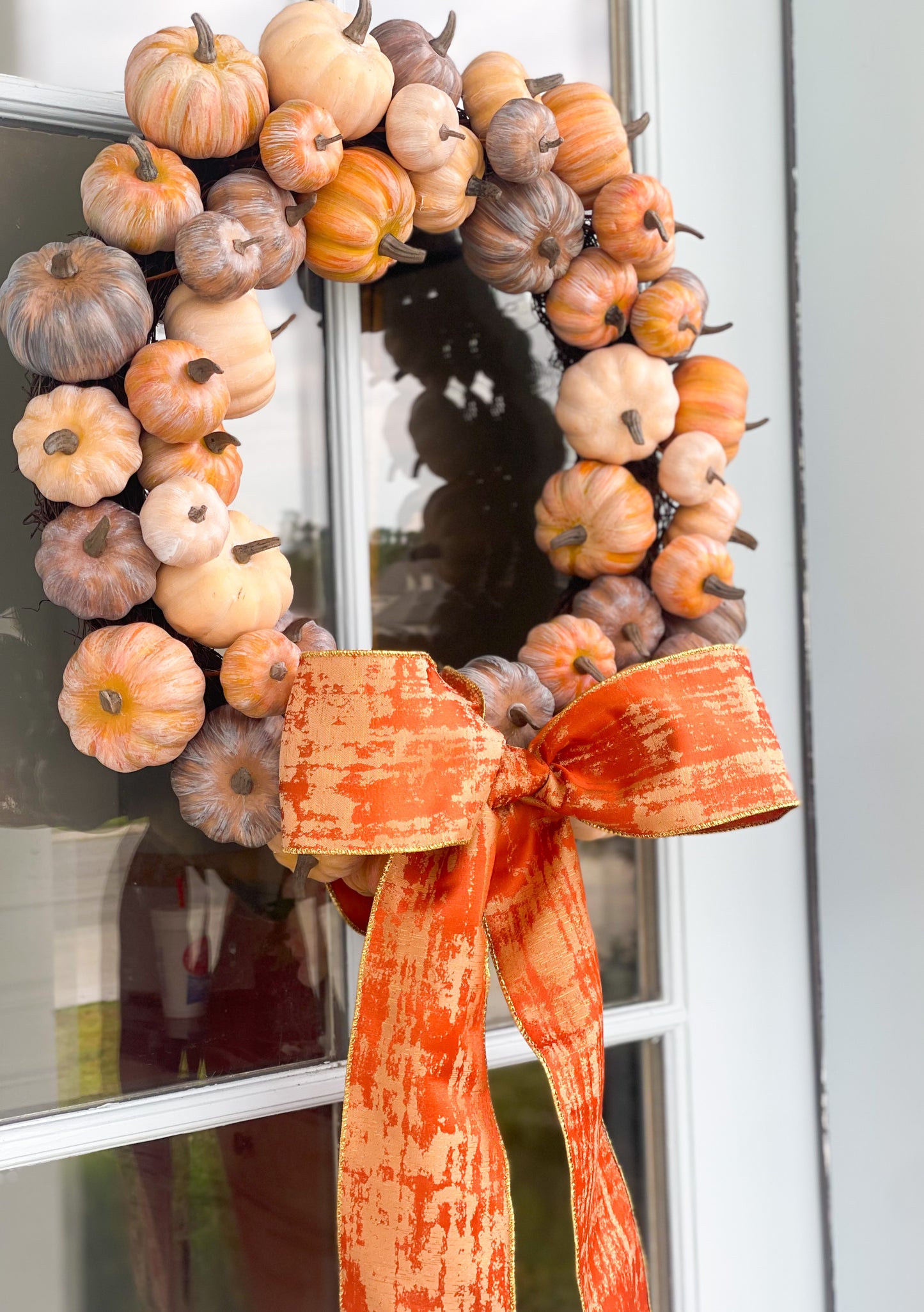 Mixed Pumpkin Wreath