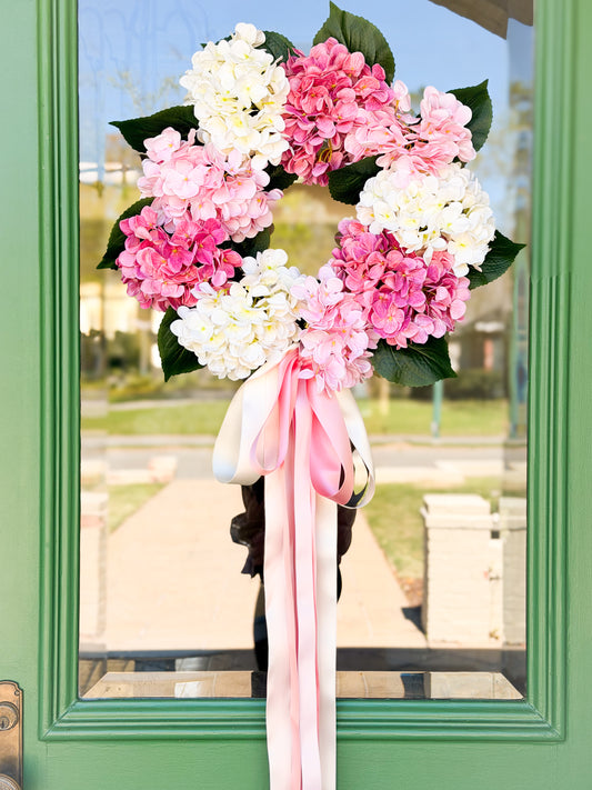 Belle Rosé Garden Wreath