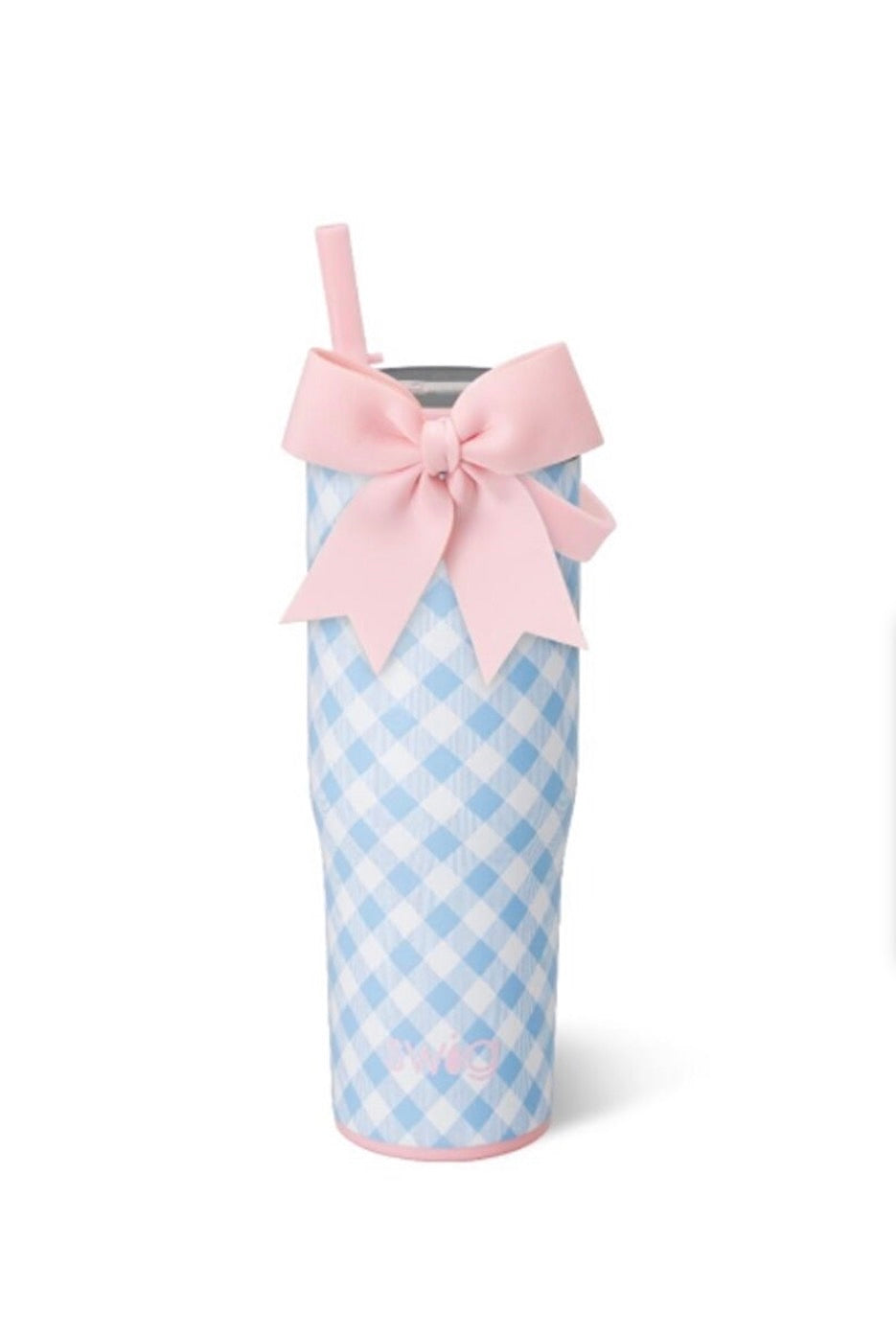 SWIG Gingham Leakproof To-Go Tumbler 30oz