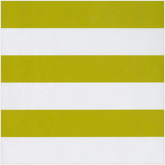 Awning Stripe Chartreuse & White Roll