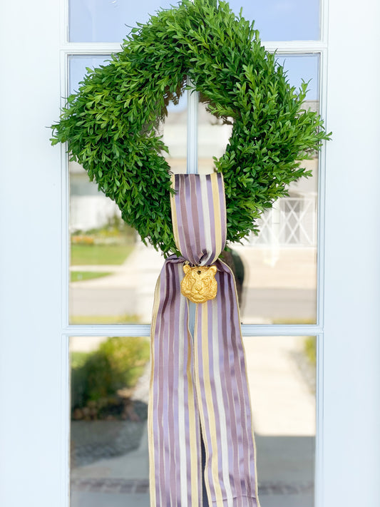 Victory Wreath And Sash With Tiger Head