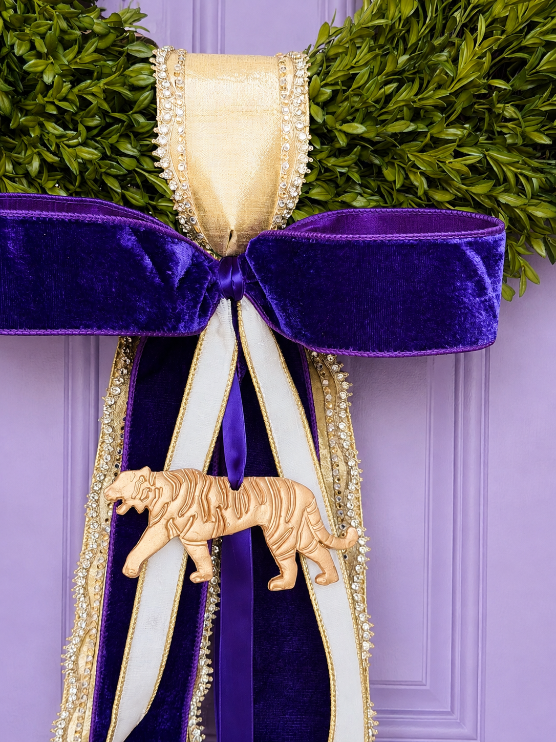 The Golden Standard Tea Leaf Wreath